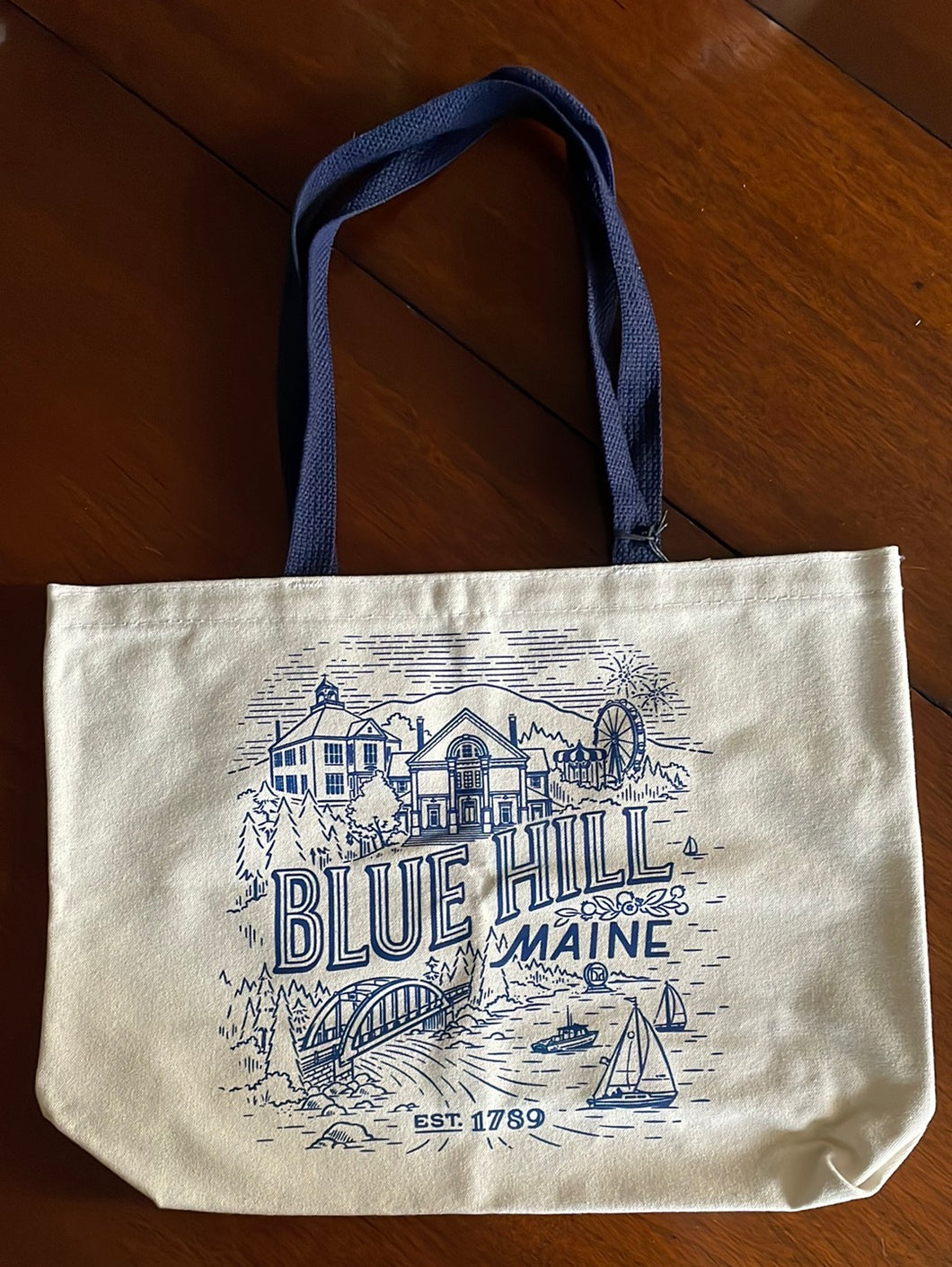 Blue Hill Tote Bag