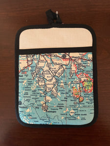 Blue Hill Peninsula & Brooklin Map Potholder
