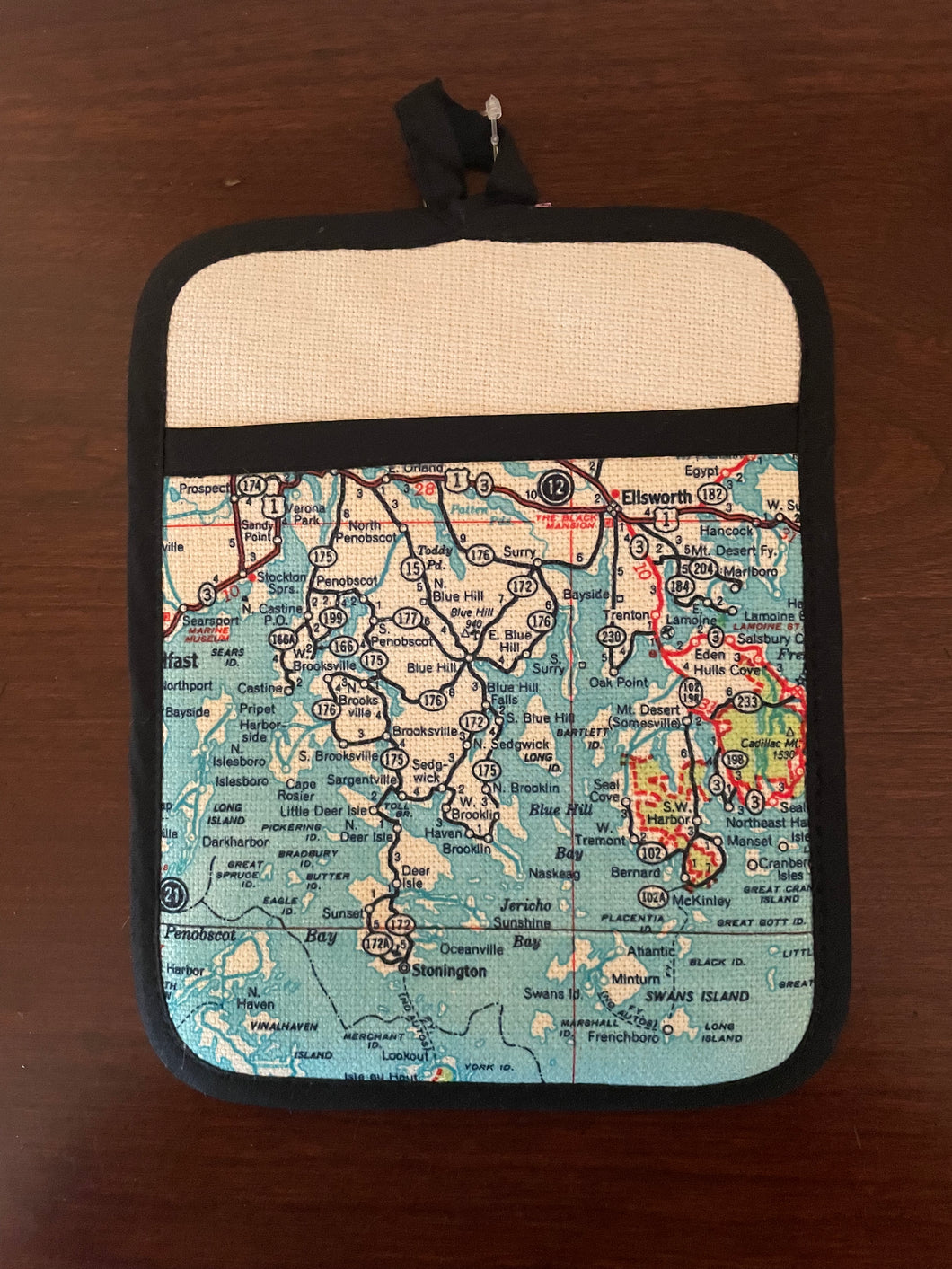 Blue Hill Peninsula & Brooklin Map Potholder