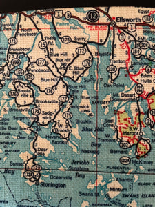 Blue Hill Peninsula & Brooklin Map Potholder