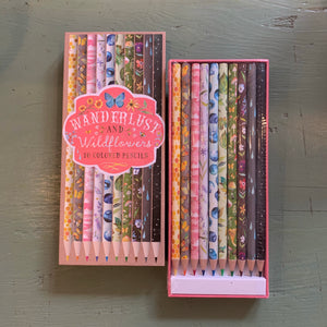 How to Be a Wildflower: Wanderlust and Wildflowers Colored Pencils