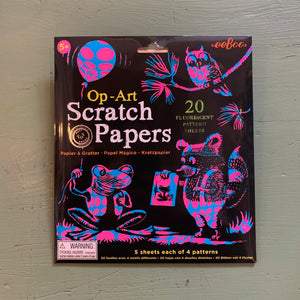 Op-Art Scratch Papers by eeBoo
