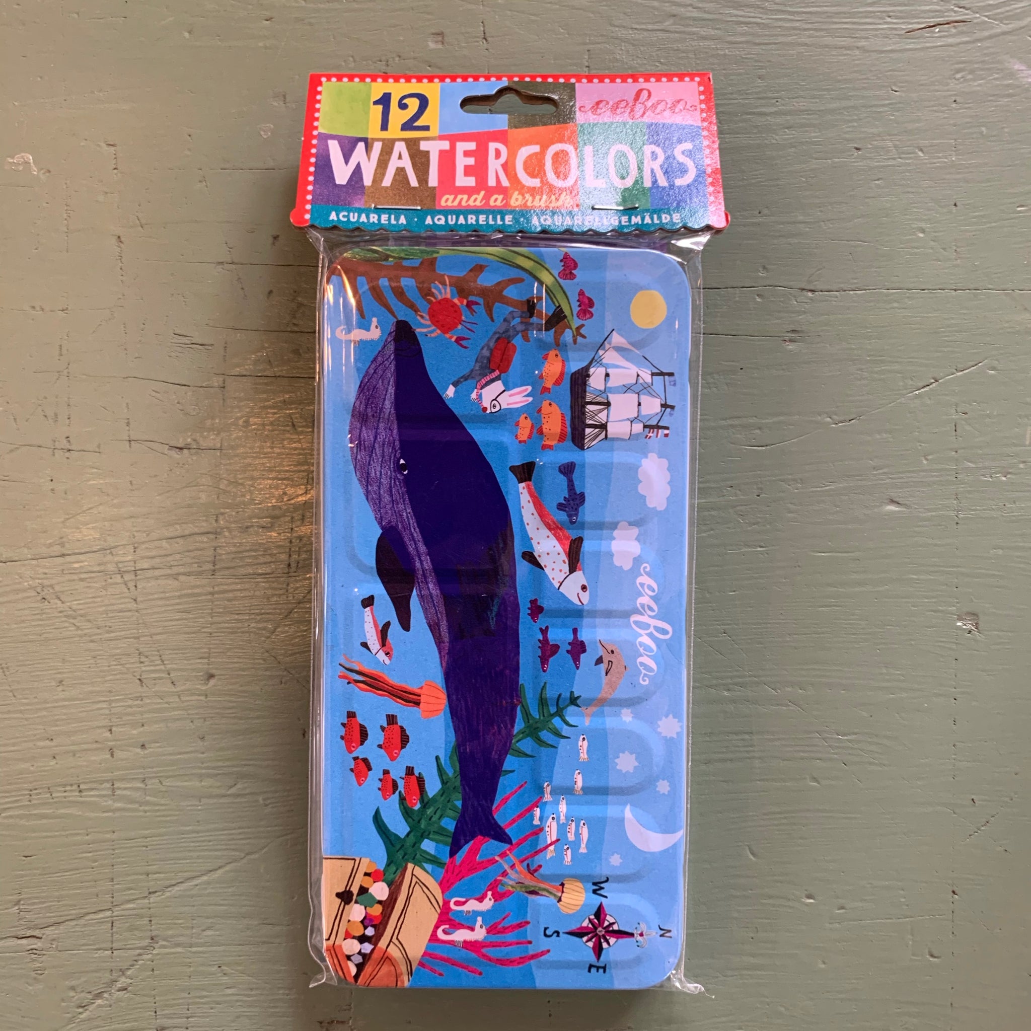 eeBoo - in The Sea Watercolor Pad