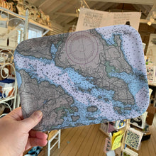 Load image into Gallery viewer, Nautical Chart Map Tray

